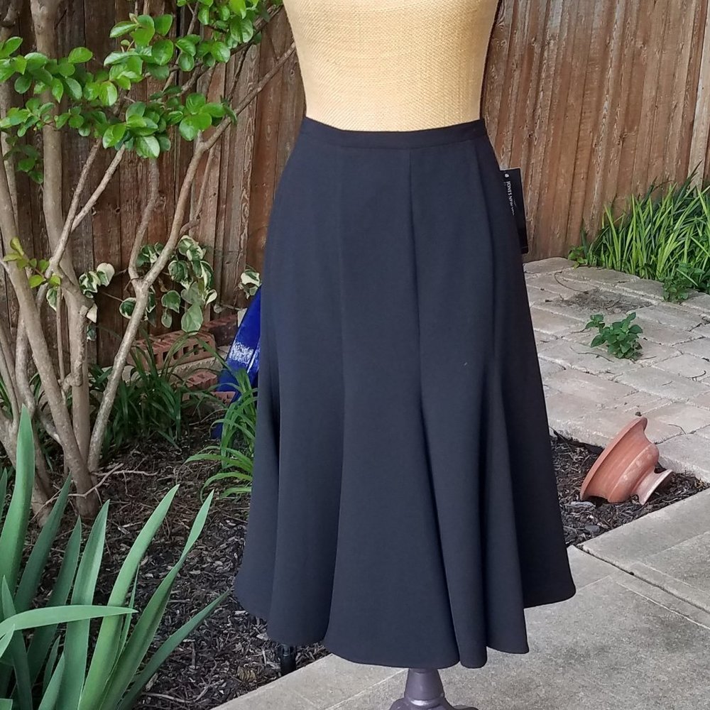 Jones New York Mid-Length Black Shirt